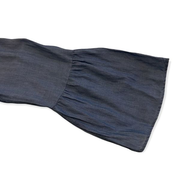 Loft "The Softened Shirt" Chambray Blouse - Picture 4 of 4